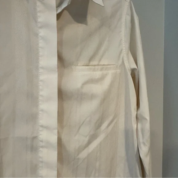 NWT Athleta Urbanite Textured Top, Tide Stripe Sea Salt Blouse Sz XXS #983101 - Picture 4 of 9